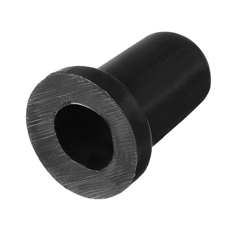  [AUSTRALIA] - uxcell 15Pcs 5mm Inner Dia PVC Strain Relief Cord Boot Protector Cable Sleeve Hose Black