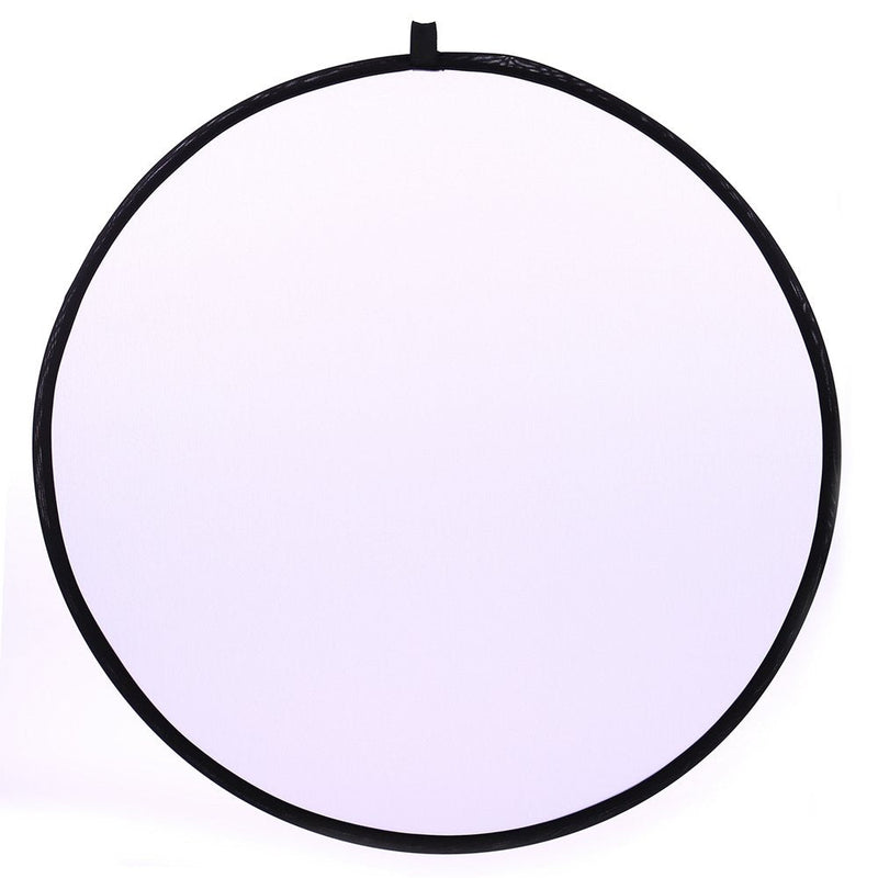  [AUSTRALIA] - 43"/110cm 5-in-1 Light Reflector for Photography Collapsible Multi-Disc Round with Bag - Translucent, Gold, Silver, Black and White 43inch 5in1