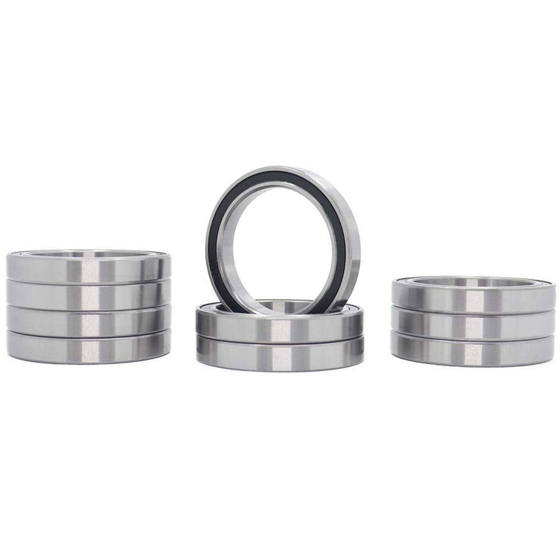  [AUSTRALIA] - 10Pcs 6807-2RS Double Rubber Seal Bearings 35x47x7mm,for Limited Space Applications and Light Loads 61807RS Deep Groove Ball Bearings