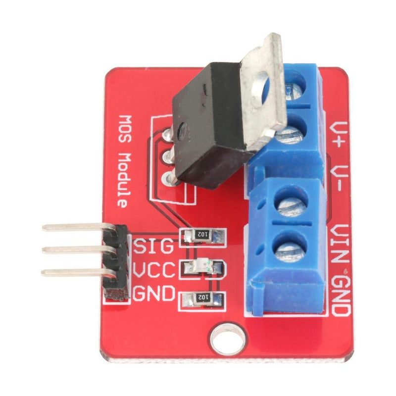  [AUSTRALIA] - Oumefar 5pcs IRF520 MOSFET Driver Module 3.3V/5V PWM Output Driver Board Module 0-24V PWM Driver Control Panel for MCU ARM Arduino Raspberry Pi