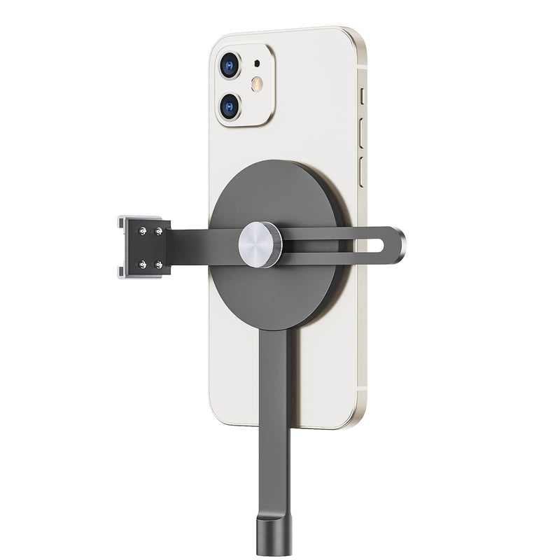  [AUSTRALIA] - TechMatte Tripod Mount for MagSafe Compatible with iPhone 14 13 12 Series- Lightweight and Compact - Cold Shoe Mount Included