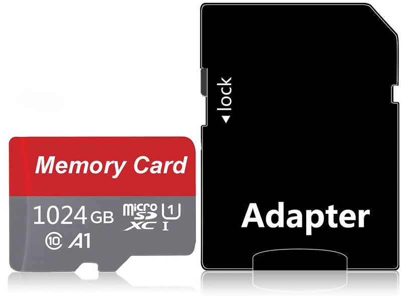  [AUSTRALIA] - 1TB Micro SD Card 1024GB Memory Card High Speed Class 10 with SD Adapter for Camera,Videographers&Vloggers and Other SD Card Compatible Devices