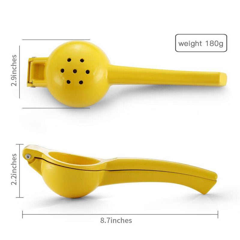  [AUSTRALIA] - Manual Juicer Citrus Lemon Squeezer,Fruit Juicer Lime Press Metal,Professional Hand Juicer Kitchen Tool(yellow） yellow