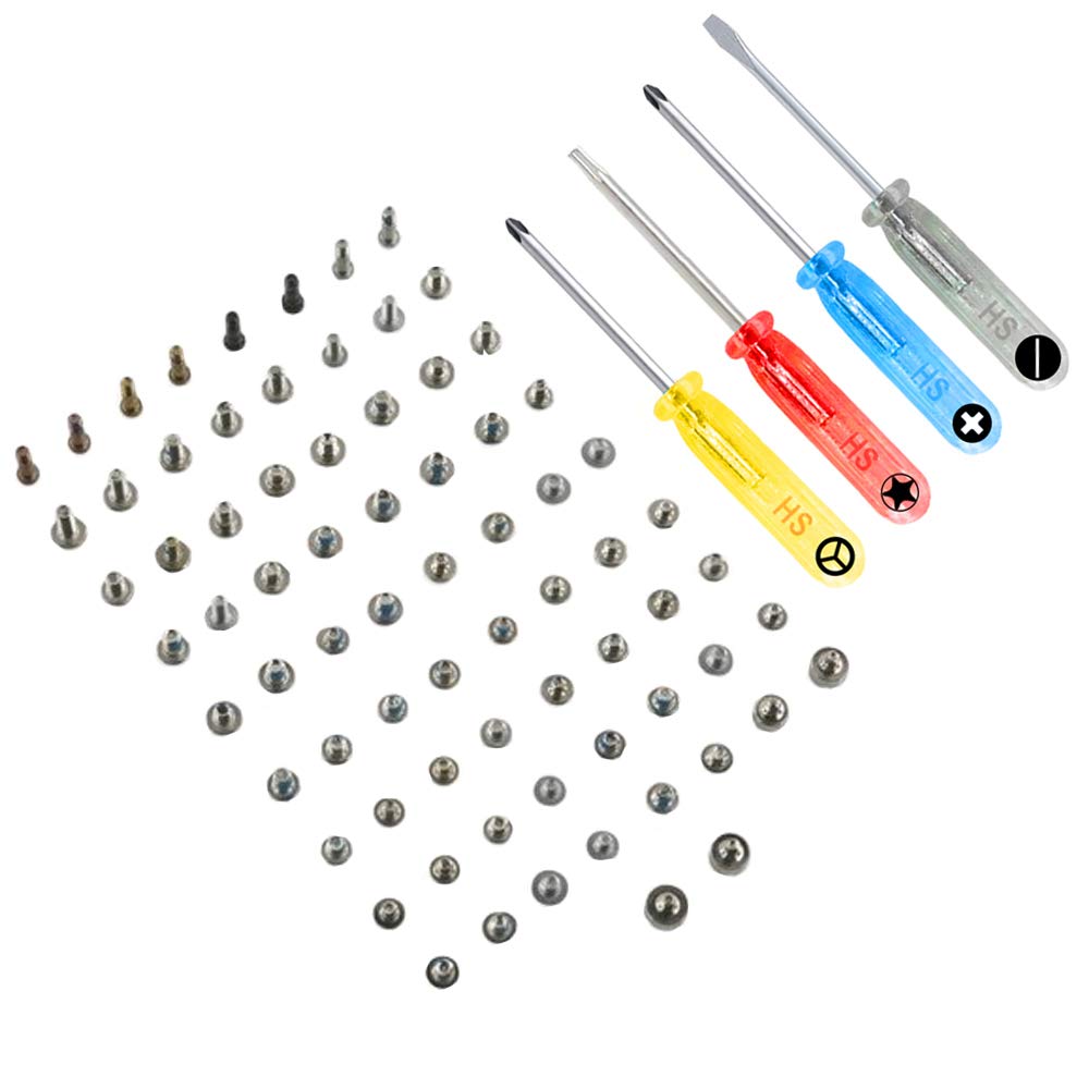  [AUSTRALIA] - MMOBIEL Complete Full Screw Set Compatible with iPhone Xs 5.8 Inch with Each 2X Pentalobe Screws incl. 3X Screwdrivers