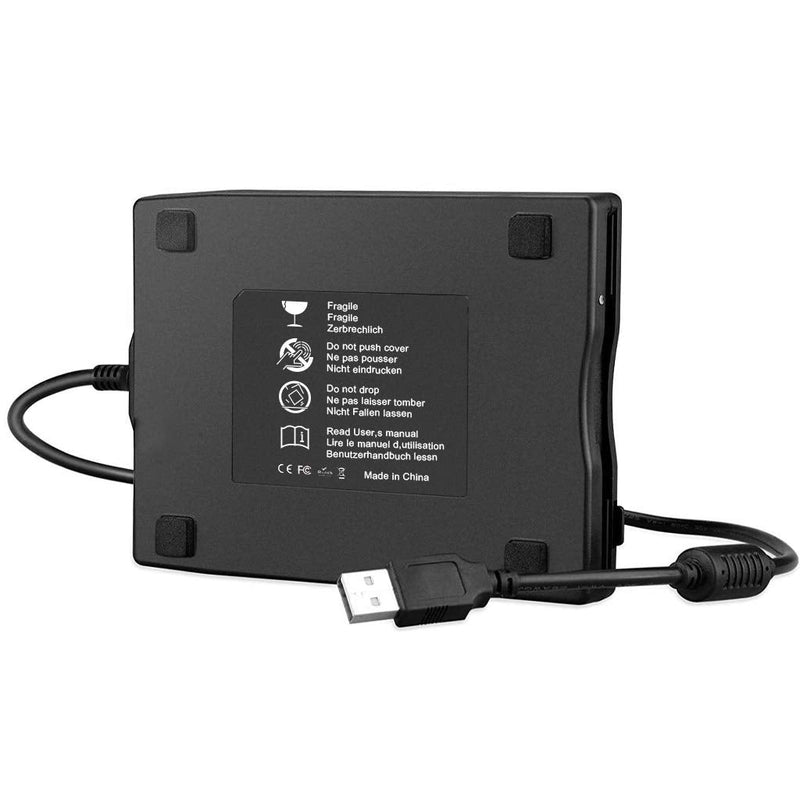  [AUSTRALIA] - USB Floppy Drive, MthsTec 3.5" USB External Floppy Disk Drive 1.44 MB Slim Plug and Play FDD Drive for PC Windows 2000/XP/Vista/Windows 7/8/10/Mac(Black)