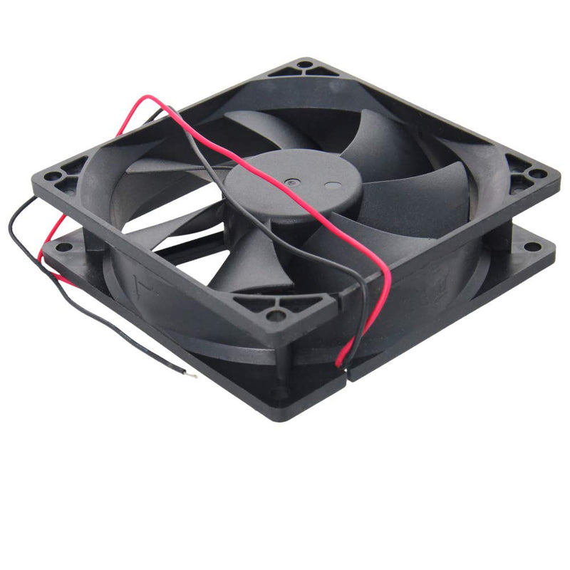  [AUSTRALIA] - Fielect 12V Brushless DC Cooling Fan 92x92x25mm Mini Cooling Fan Long Life Sleeve Bearing Computer Case Cooling Fan,0.3A 1Pcs 92 x 92 x 15 mm DC 12V 0.3A YY9225H12S