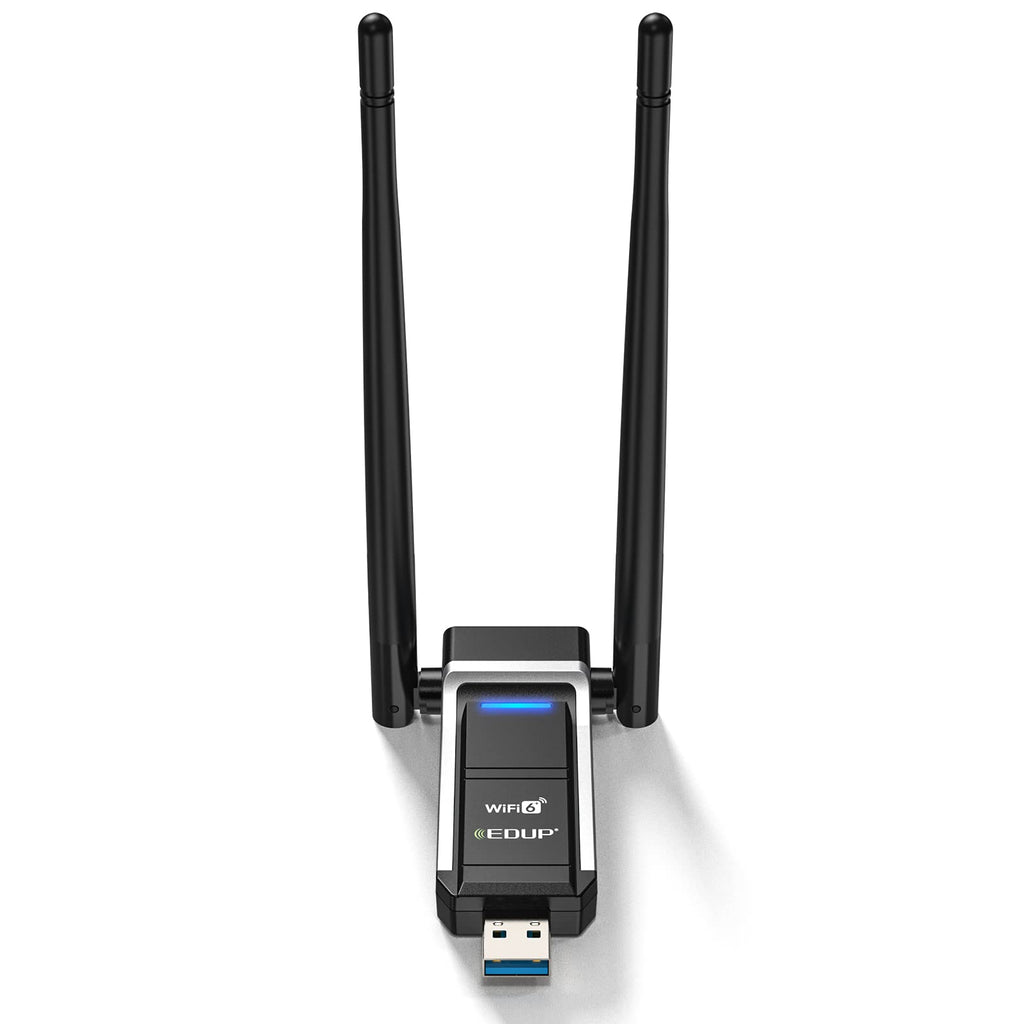 [AUSTRALIA] - AX1800M WiFi 6 USB Wi-Fi Adapter 802.11ax Dual Band 5.8Ghz/2.4Ghz Wireless Network Adapter High Gain Dual 5Dbi Antennas WiFi Dongle for PC Desktop Laptop,Compatible with Windows 11/10/7 AX1800M