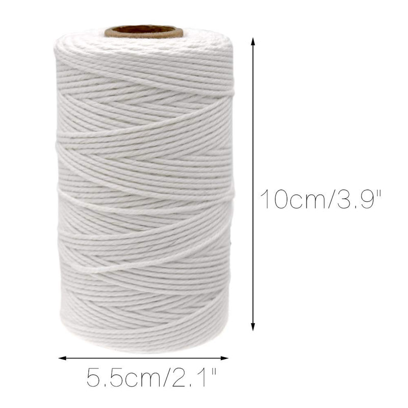  [AUSTRALIA] - White String,100M/328 Feet Cotton String Bakers Twines,Kitchen Cooking String,Heavy Duty Packing String for DIY Crafts and Gift Wrapping 1