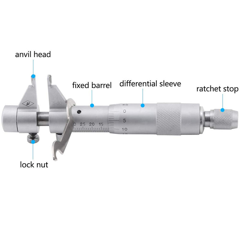  [AUSTRALIA] - Akozon internal micrometer bore inner diameter dial gauge 5-30mm measuring range 0.01mm precision