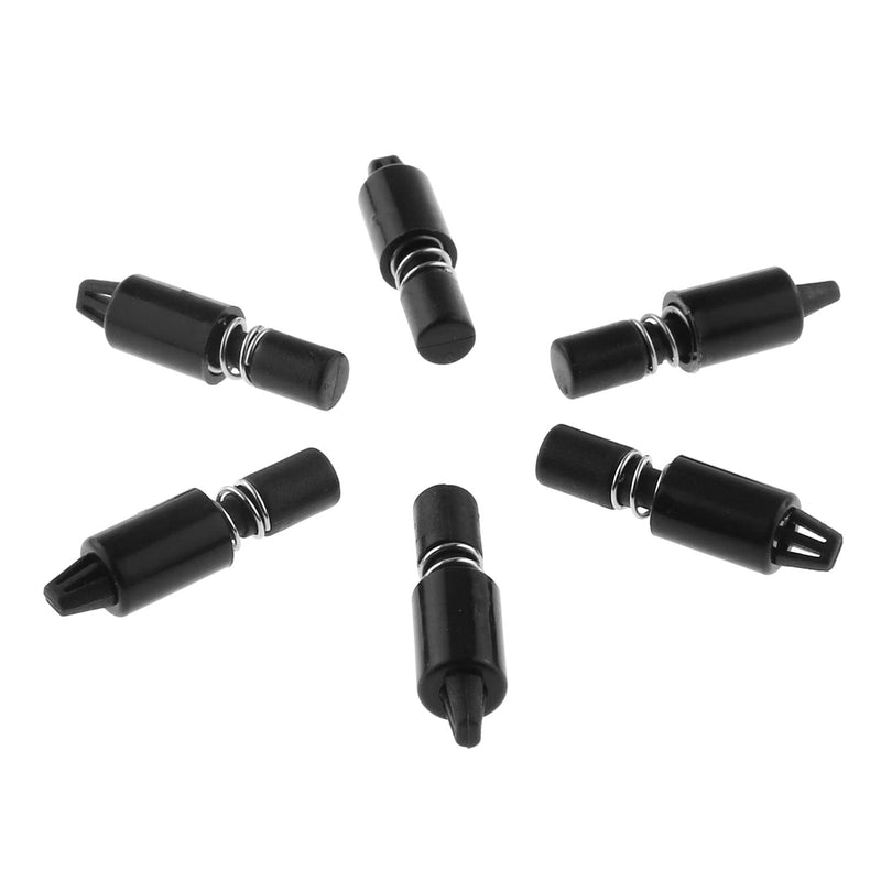  [AUSTRALIA] - Socket Heatsink Cooler Mount Pin DGZZI 25PCS Black Heatsink Spring Fixing Rivet Fastener Push Pin Mounting Screw for PC GPU VGA Card Northbridge Chipset Cooling Fan Cooler