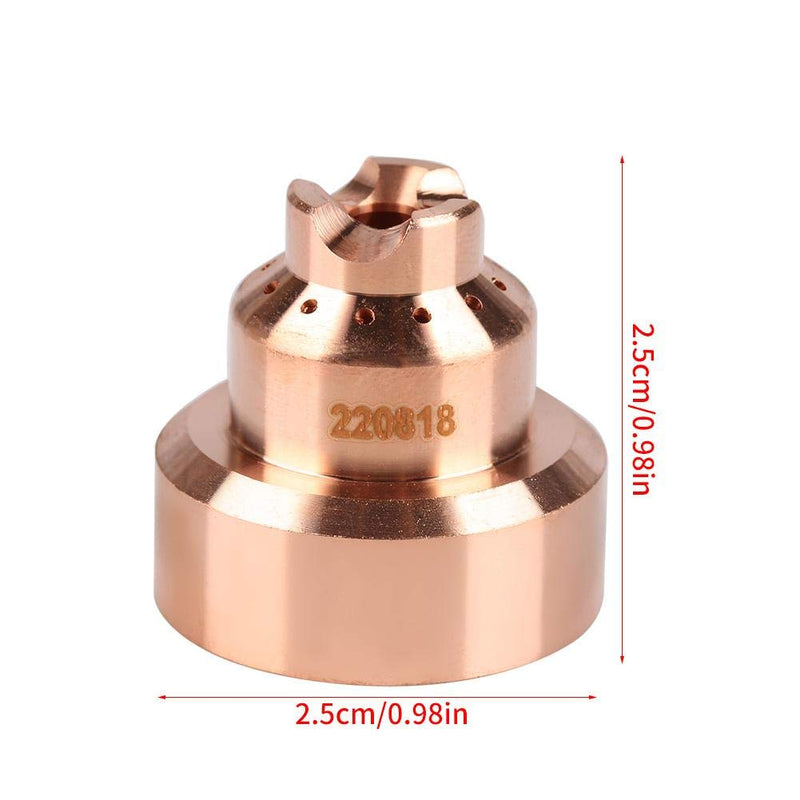  [AUSTRALIA] - 5pcs Plasma Consumables 220818 Machine Plasma Shield Cap Fit MAX65/85/105 Plasma Cutter Torch