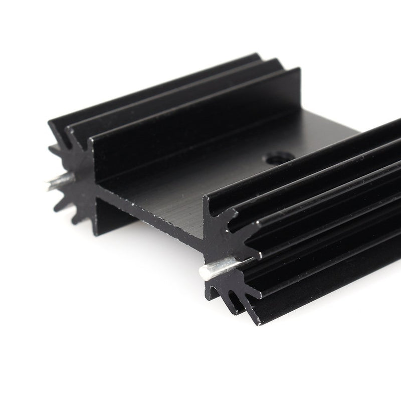 Easycargo To-220 Aluminium Heatsink 25x34x12mm,TO220 Heat Sink for Cooling MOSFET SCR Power Voltage Regulator ICS (25mmx34mmx12mm) (Anodized Black 5-Pack) Anodized Black 5-Pack - LeoForward Australia