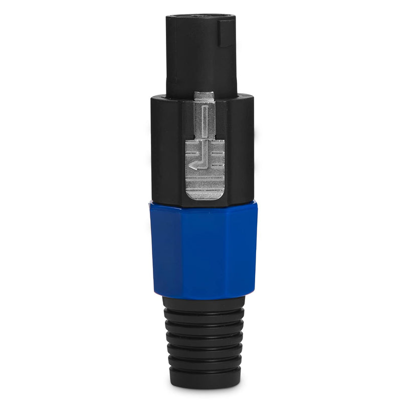  [AUSTRALIA] - UMOKI 4 Pack Professional Speakon Speaker Adapter Connectors - Audio Speaker Plug Twist Lock 4 Pole Compatible with Neutrik Speakon NA4LJ, NA4LJX, NL4MP, NL4MPR, NL4FC, NL4FX (Type3) Type 3