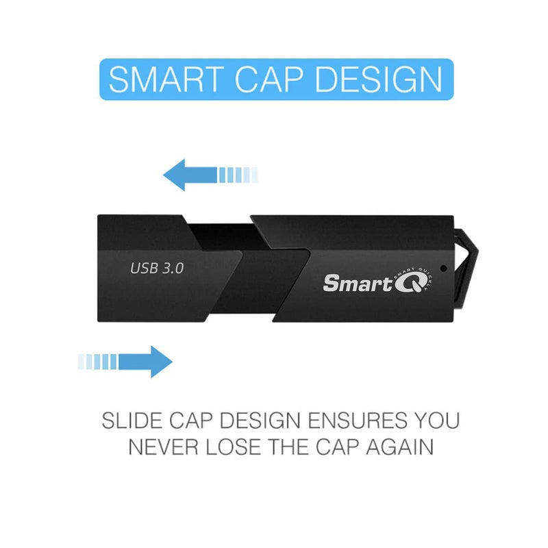 SmartQ C307 USB 3.0 Portable Card Reader for SD, SDHC, SDXC, MicroSD, MicroSDHC, MicroSDXC, with Advanced All-in-One Design Single - LeoForward Australia