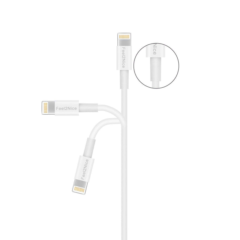 5 Pack (Apple MFi Certified) iPhone Charger 10 ft,Long Lightning Cable 10 Foot,High Fast 10 Feet Apple Charging Cables Cord Connector for iPhone 12 Mini 12 Pro Max 11 Pro MAX XS Xr X 6 AirPods White - LeoForward Australia