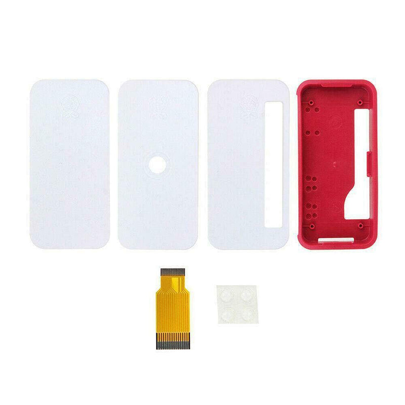  [AUSTRALIA] - Acxico 1 pcs for Raspberry Pi Zero V1.3 W Case Shell Protection Box ABS （red and White ）