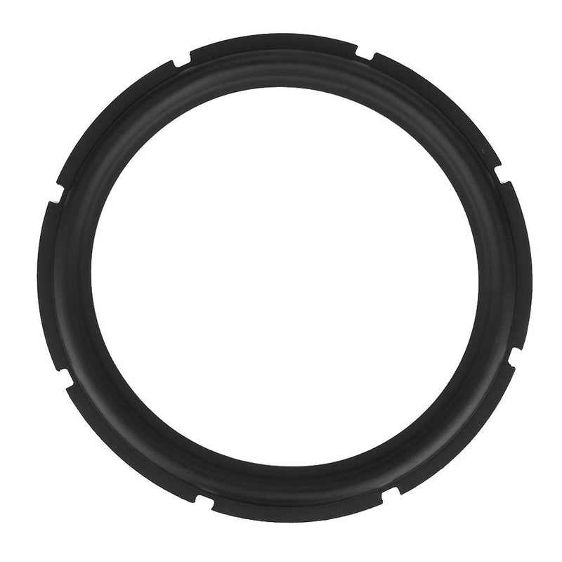  [AUSTRALIA] - 12inch Universal Rim Foam Repair Woofer Bass Loudspeaker Surrounds Circle Foam for Bass Speaker Perforated Rubber Speaker Foam Edge Subwoofer Surround Spare Parts for Speaker Repair or DIY (Black)