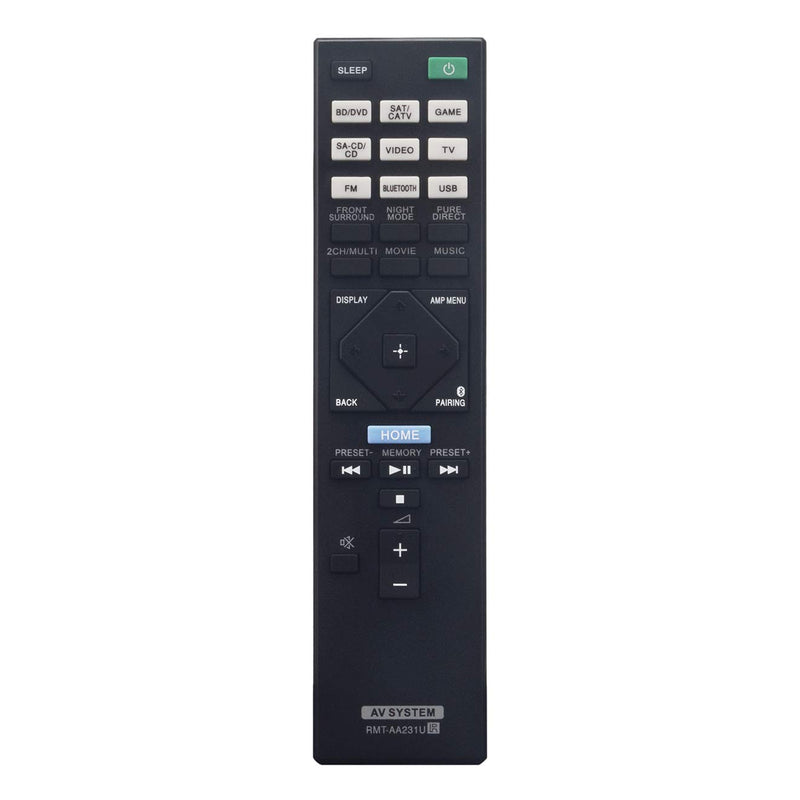 RMT-AA231U RMTAA231U Replace Remote Control fit for Sony AV Receiver Home Theater System STR-DH770 STRDH770 - LeoForward Australia