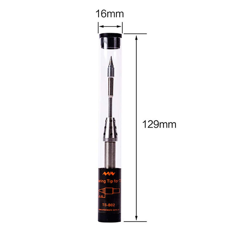  [AUSTRALIA] - UY CHAN Original Soldering Iron Tip Replacement for TS80 Mini Portable Outdoor Soldering Iron Kit (B02 Tip) B02 Tip