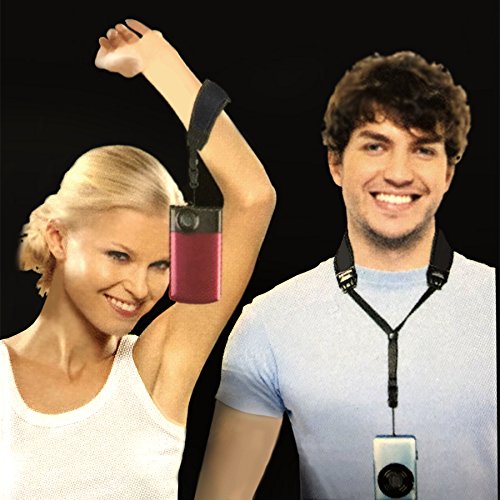  [AUSTRALIA] - Neoprene Neck and Wrist Camera Strap Kit with Quick Release for Point & Shoot and Pocket Cameras + eCostConnection Microfiber Cloth