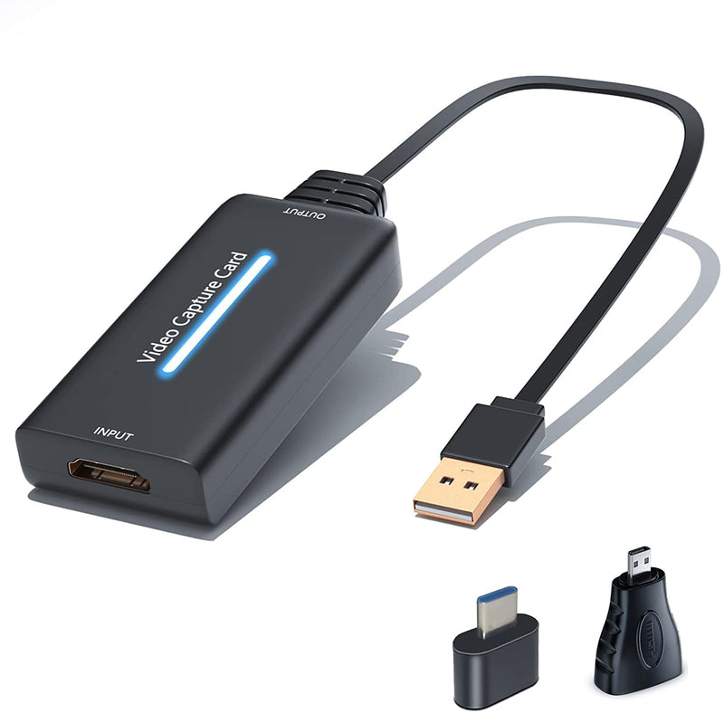  [AUSTRALIA] - HDMI Video Capture Card, Tohilkel 4K HDMI to USB Capture Device for Broadcast Live Streaming Game Compatible with Windows Mac OS