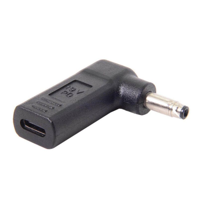  [AUSTRALIA] - JSER USB 3.1 Type C USB-C to PD Emulator Trigger 90 Degree Angled Adapter (4.8x1.7mm Blue) Black 4.8x1.7mm HP