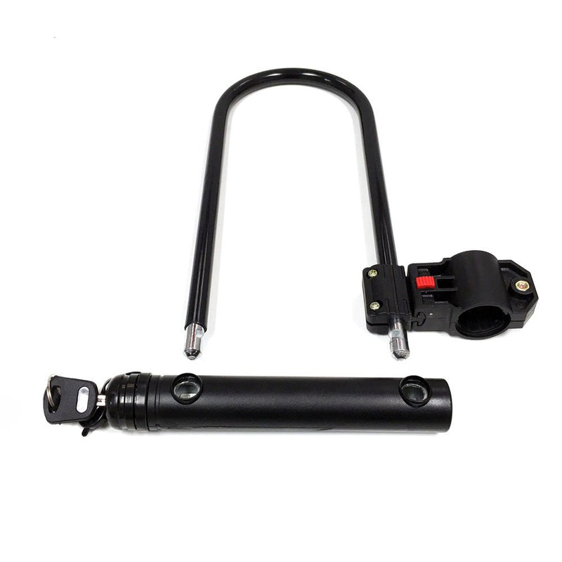  [AUSTRALIA] - MMG Motorcycle Scooter Anti-theft Security Lock U Shaped, comes with Two Keys and Carry Bracket