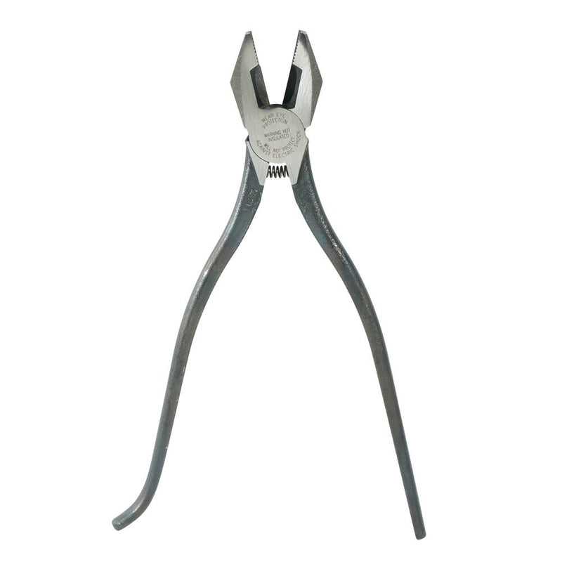  [AUSTRALIA] - Klein Tools 201-7CST Rebar Work Pliers with Spring-Loaded Action, Induction Hardened Knives and Handle Tempering Ironworker/Plain Hadle