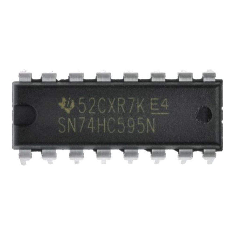  [AUSTRALIA] - 10PCS IC 74HC595 74595 SN74HC595N 8-Bit Shift Register DIP-16 NEW GOOD QUALITY - Black