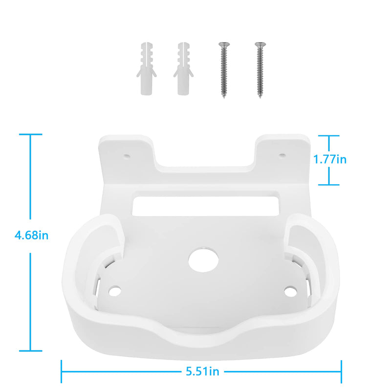  [AUSTRALIA] - Wall Mount Holder for ASUS ZenWiFi Whole-Home Dual-Band Mesh WiFi 6 System XD6 (AX5400), Simple and Sturdy Wall Mount Holder Stand Bracket by HOLACA (White 1pack) White 1pack