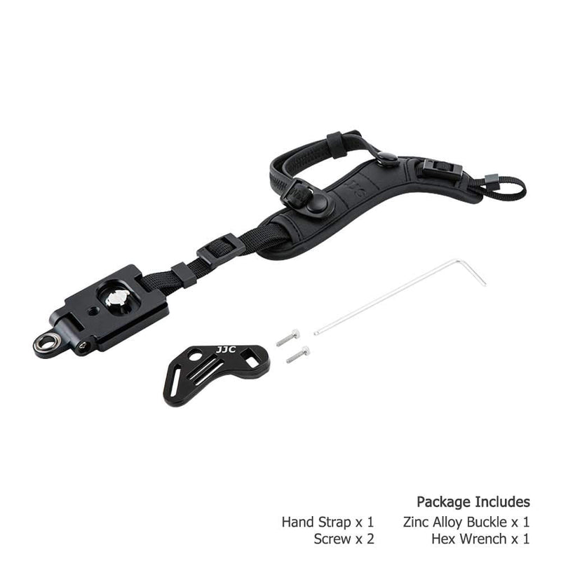  [AUSTRALIA] - JJC Mirrorless Camera Hand Strap Grip for Sony A7 IV A7S III II A7RIV A7RIII A7III A7RII A7II A7R IV III II A1 A9 II A7C ZV-E10 A6600 A6500 A6400 A6300 A6100 A6000 RX1 RX1R RX1RII RX10 IV III II A99II Black Stitch