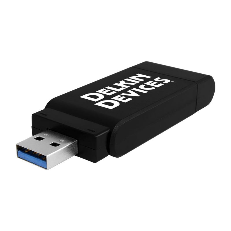 Delkin USB 3.0 Dual Slot SD & microSD Travel Reader (DDREADER-46) - LeoForward Australia