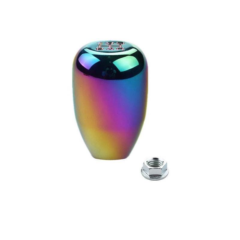  [AUSTRALIA] - DEWHEL JDM Universal 5 Speed Manual Shift Knob M10x1.5 Screw On Neo Chrome