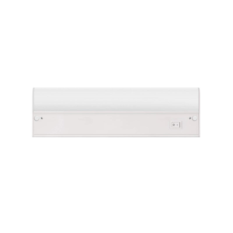 GetInLight Dimmable Hardwired Only Under Cabinet LED Lighting with ETL Listed, Daylight White(5000K), Matte White Finished, 12 Inch, IN-0201-11-WH-50 Day Light - LeoForward Australia