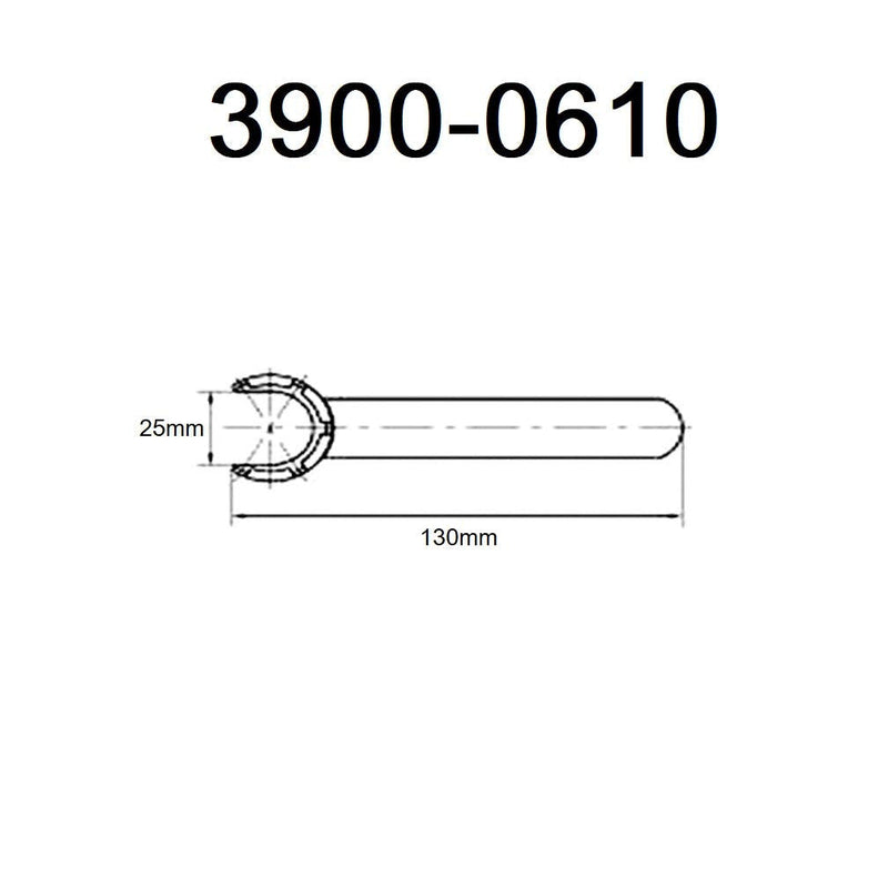  [AUSTRALIA] - HHIP 3900-0610 ER-25 Castle Wrench for Mini ER Chuck Nut, 25 mm 25 mm Open Size