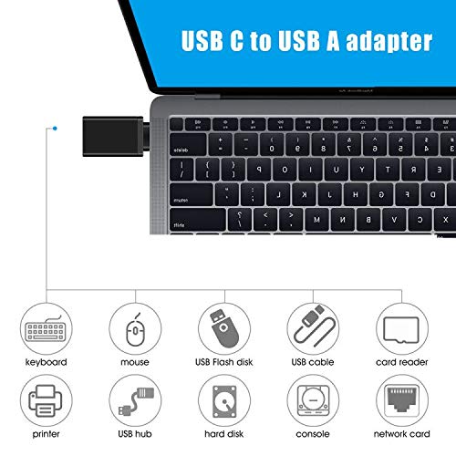 USB Type C Adapter,Micro USB to USB C Adapter,USB Type C to USB-A, USB C to USB 3.0 Adapter,for Google Pixel and more-5Pack Black - LeoForward Australia