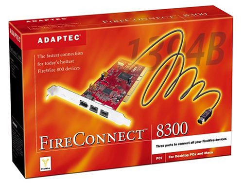  [AUSTRALIA] - Adaptec FireConnect 8300 Firewire PCI Card (2065200)