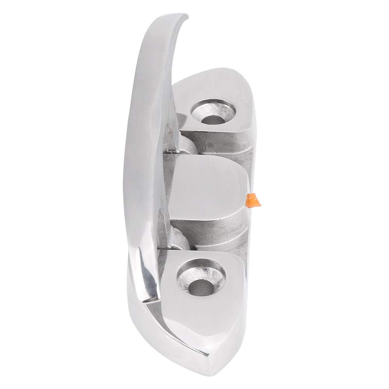  [AUSTRALIA] - Acouto Boat Cleat 4.5inch Marine Boat Flip Up Folding Cleat Dock Cleat Hideaway Boat Cleat 316 Stainless Steel