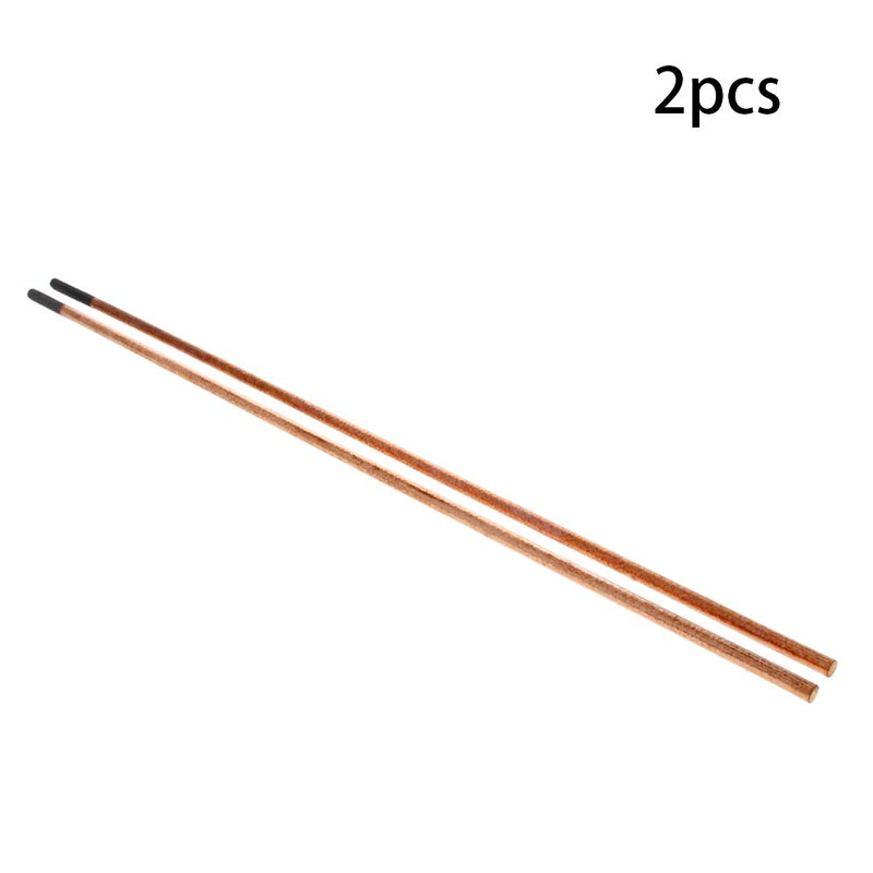  [AUSTRALIA] - Utoolmart 355mm Length Arc Air Gouging Rods 5mm Dia Copper Coated Gouging Carbon Round Electrode Pointed Copperclad Carbon Welding Rod 2pcs 5mm×355mm