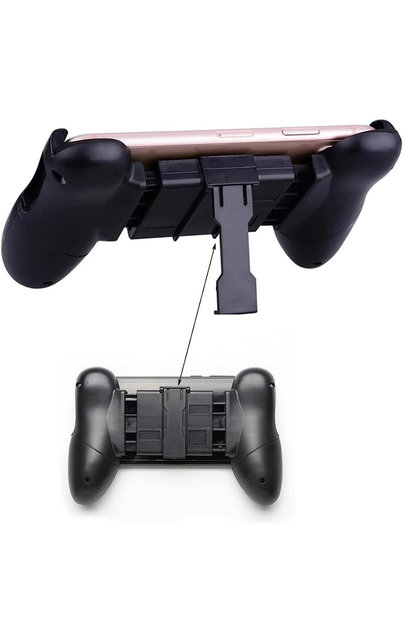  [AUSTRALIA] - Portable 4-7 inch Mobile Phone Support Game Controller Grip Game Holder Handle with Bracket