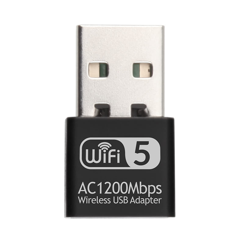  [AUSTRALIA] - USB WiFi Adapter for PC, AC1200M USB WiFi Dongle 802.11ac Wireless Network Adapter with Dual Band 2.4GHz/5Ghz for Desktop Laptop Support Windows 10/8/7/XP, MAC OS, Linux etc 1200Mbps Mini