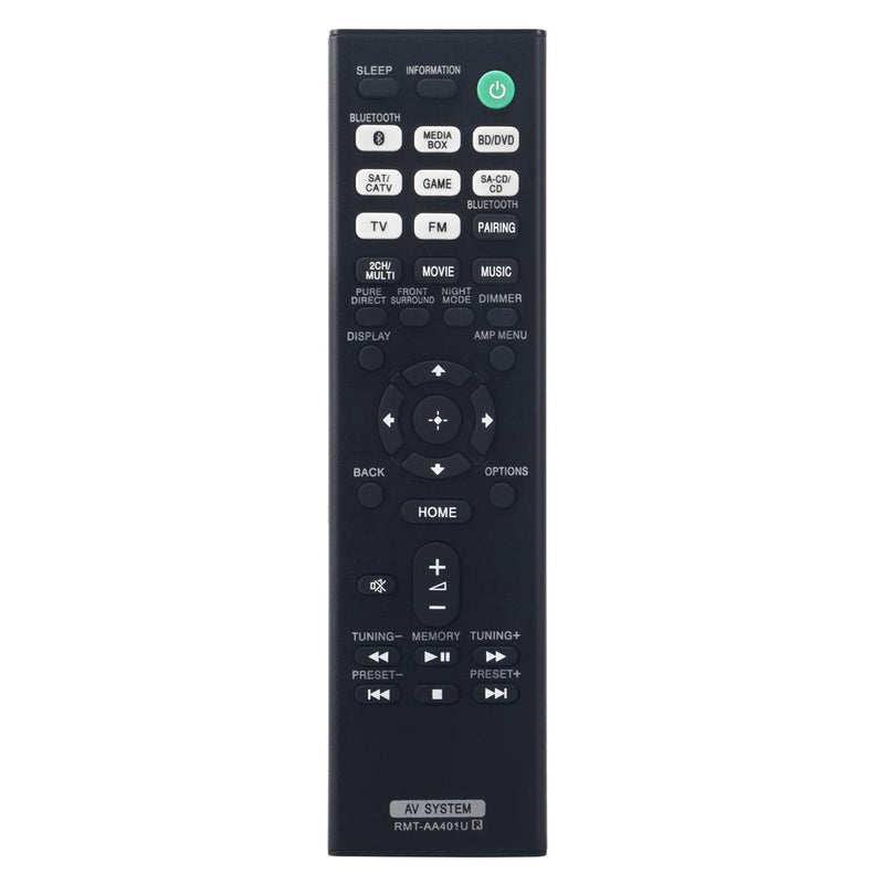 RMT-AA401U RMTAA401U Replace Remote Control fit for Sony Multi Channel AV Receiver STR-DH590 STR-DH190 STR-DH790 STR-DH401U STRDH590 STRDH190 STRDH790 STRDH401U Home Theater System - LeoForward Australia