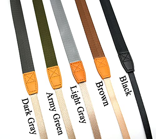 [AUSTRALIA] - Eorefo Camera Strap Camera Neck Strap with Quick-release Buckles for Mirrorless Camera.(Brown) Brown