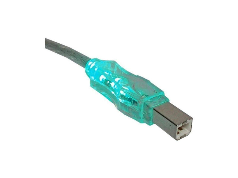  [AUSTRALIA] - QVS 10-Feet USB 2.0 Translucent Lighted Cable with Green LEDs (CC2209C-10GNL)