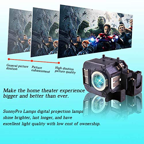  [AUSTRALIA] - ELPLP50 V13H010L50 Replacement Projector Lamp Compatible with Epson EB-824 EB-825 EB-826W EB-84e EB-84he EB-85 EMP-825 EMP-84 EMP-84he H294B H295A H296A H297A H353A H353B H353C H354C H355B H356C H357C