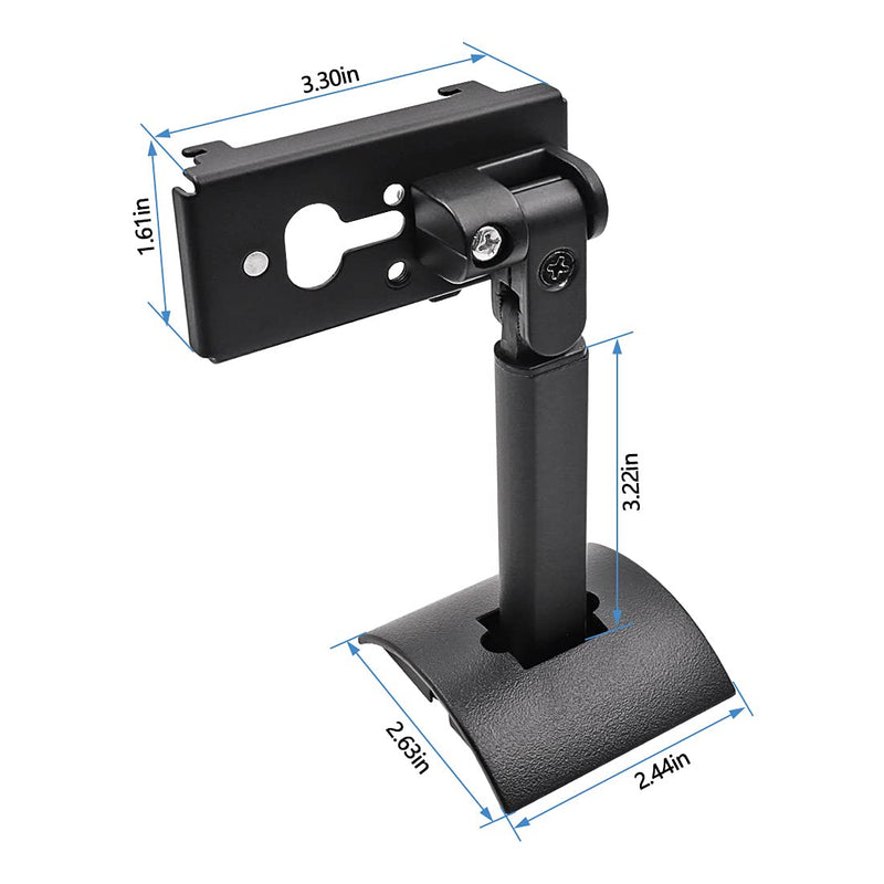  [AUSTRALIA] - Tendodo Black UB-20 Series II Wall Mount Ceiling Bracket Stand Compatible with All Bose CineMate Lifestyle Wall/Ceiling Bracket, Wall Mounting Bracket for Bose Surround Speakers 809281-1100