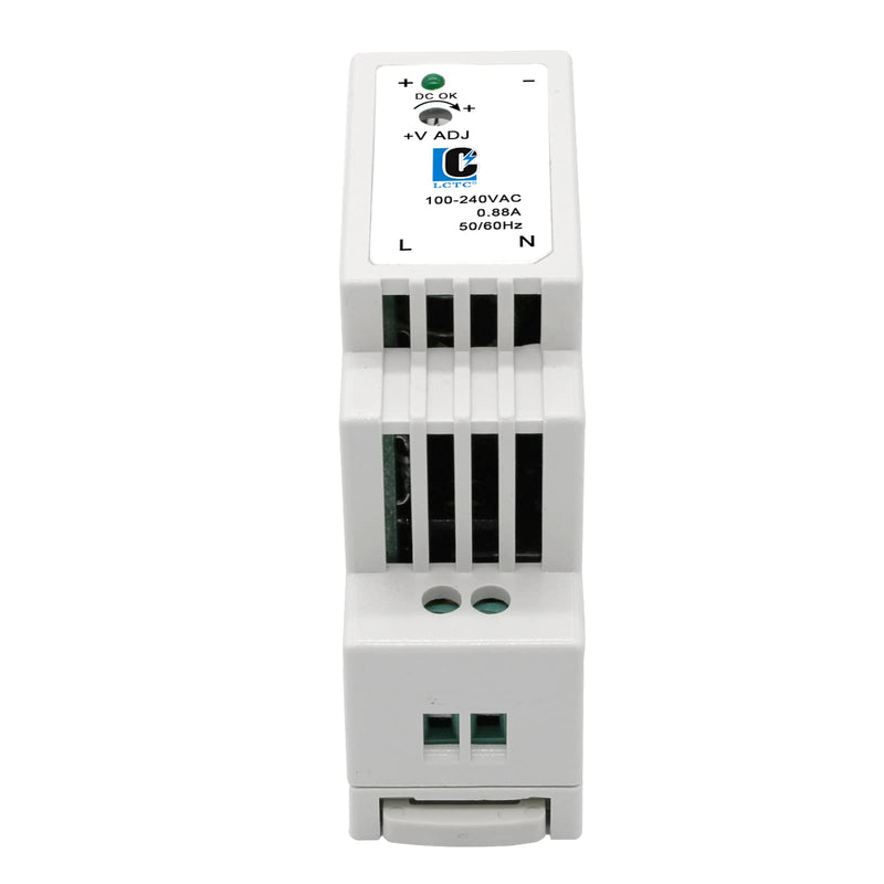  [AUSTRALIA] - LCLCTC DC 12V Din Rail Power Supply Slim 15W 1.25A(Input:100-240VAC,Output:12VDC,50/60HZ) Switching Power Supply Adapter(Volts_of_Direct_Current, 12)