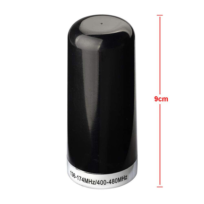  [AUSTRALIA] - Bingfu Vehicle Ham Radio Mobile Radio Antenna VHF UHF 136-174MHz 400-470MHz Car Truck Amateur Radio NMO Mount Low Profile Antenna with Lip Mount Fixed Bracket PL259 Male 5m 16.5 feet RG58 Cable