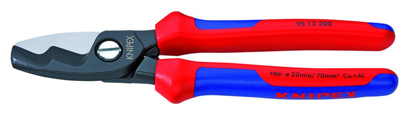  [AUSTRALIA] - KNIPEX - 95 12 200 Tools - Cable Shears, Multi-Component (9512200)