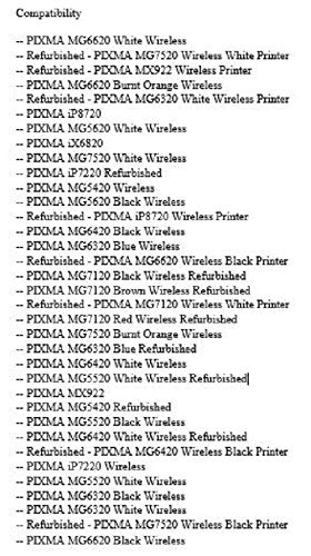  [AUSTRALIA] - Canon CLI-251 BK/CMY 4PK Compatible to MG6320, iP7220, MG5420, MX922, MG7120, MG6420, MG5520, iX6820, iP8720, MG7520, MG6620, MG5620